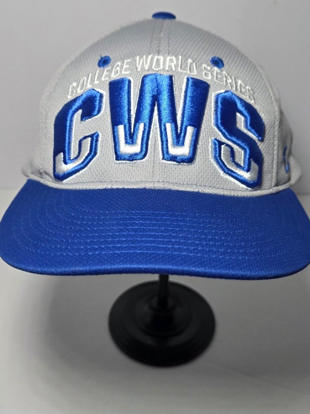 Zephyr Mens 2016 Blue And Gray College World Series Baseball Hat Size XL